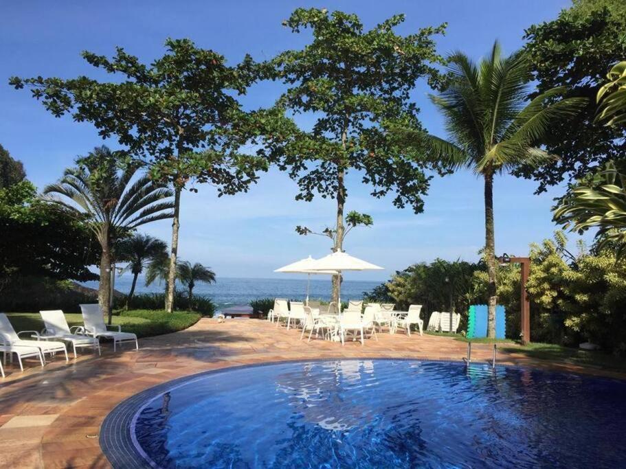 Casa Deliciosa Em Condo C/ Piscina Frente Ao Mar São Sebastião Exterior foto
