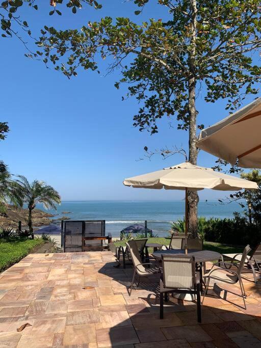 Casa Deliciosa Em Condo C/ Piscina Frente Ao Mar São Sebastião Exterior foto